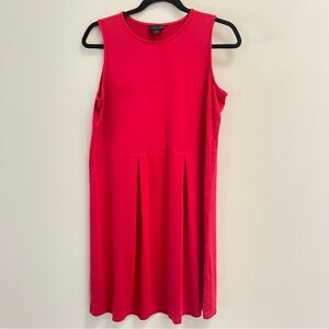 Tomato girl/soft girl J. Jill Wearever Collection Red Sleeveless Knit Dress Sm